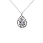 Necklace: Teardrop Thistle