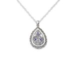 Necklace: Teardrop Thistle