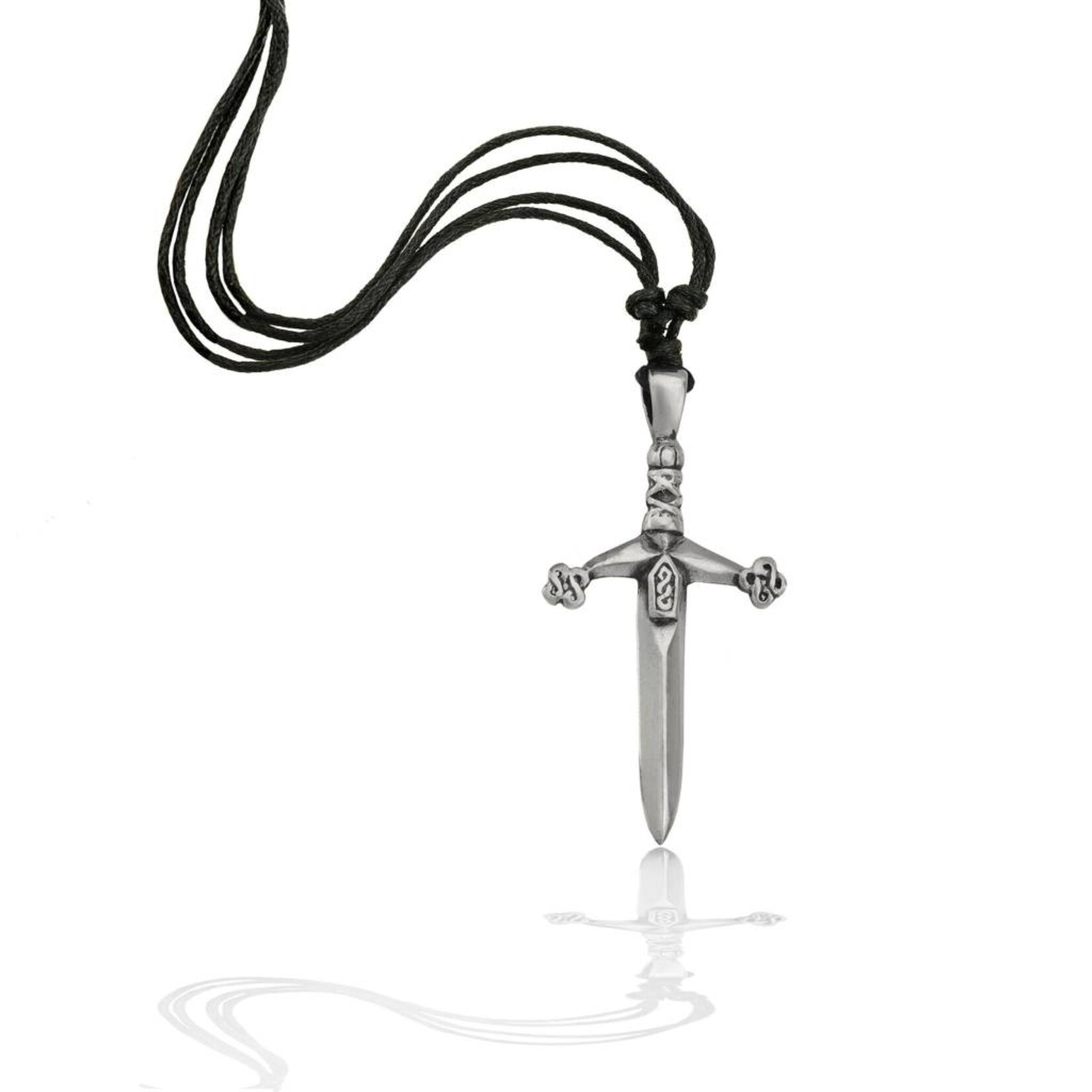 H & Y Necklace: Celtic Sword Pewter