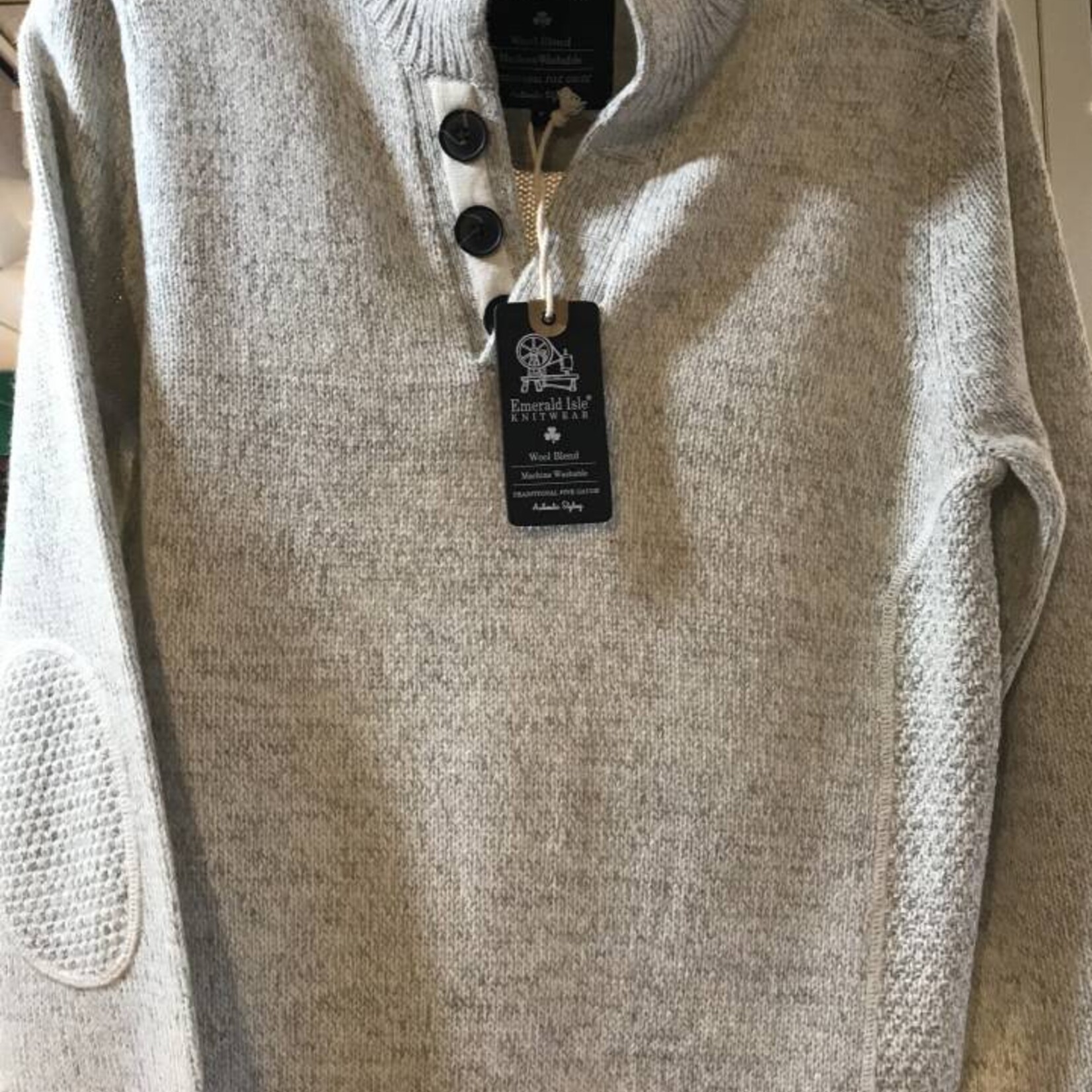 Sweater: Emerald Isle Galway White