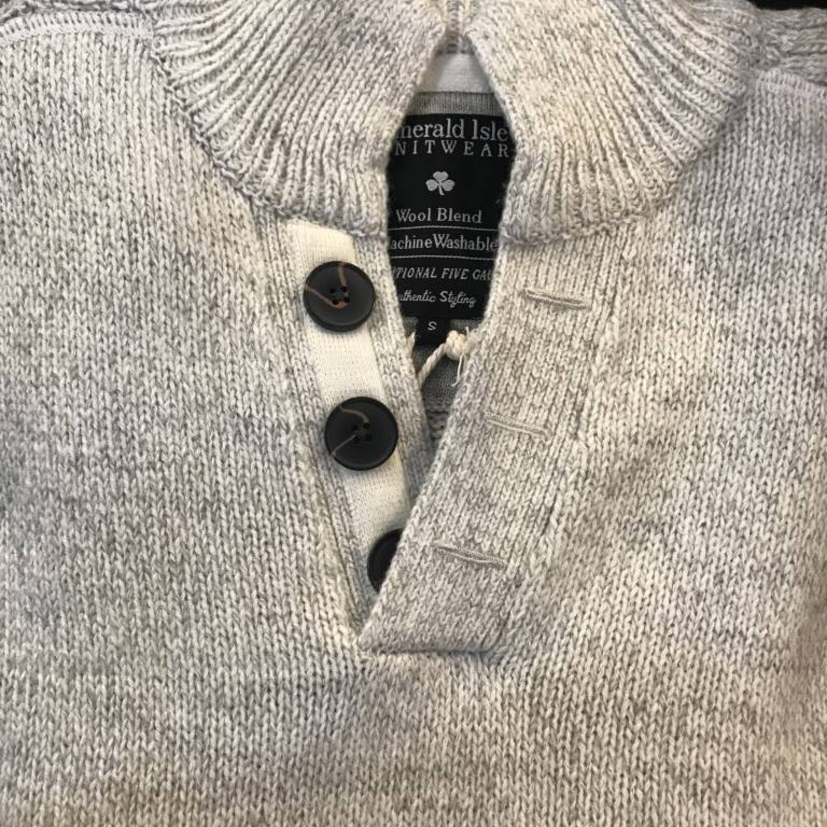 Sweater: Emerald Isle Galway White