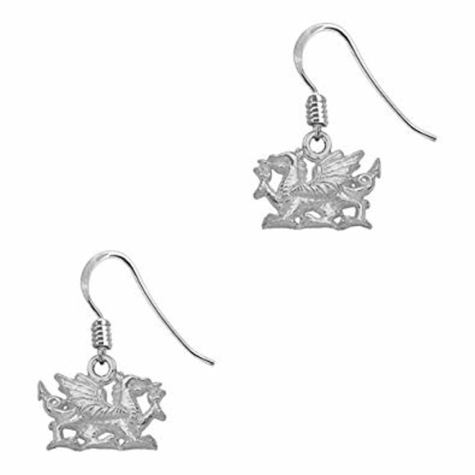 H & Y Earrings: Welsh Dragon Drop