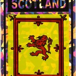 Decal: Vinyl Reflective Scotland Lion 3"x4"