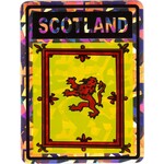 Decal: Vinyl Reflective Scotland Lion 3"x4"