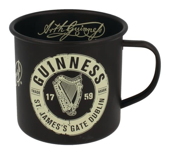 Guinness Guinness: Enamel Mug, Black