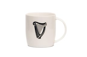 Mug: Guinness Harp, White