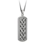 Necklace: SS Oxidized Celtic INGOT