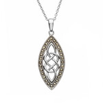 Necklace: SS Marcasite Celtic