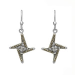 Anu Earrings: SS Marcasite St Bridgets