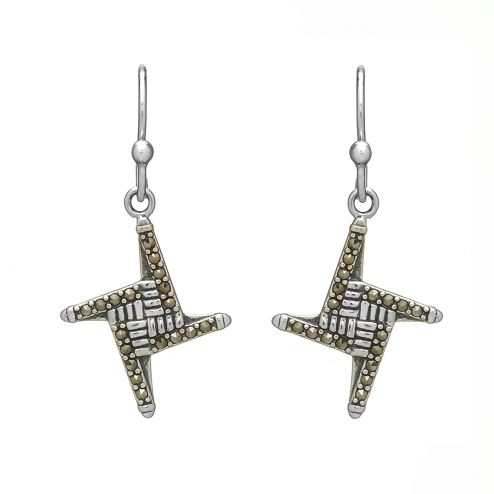 Earrings: SS Marcasite St Brigid's