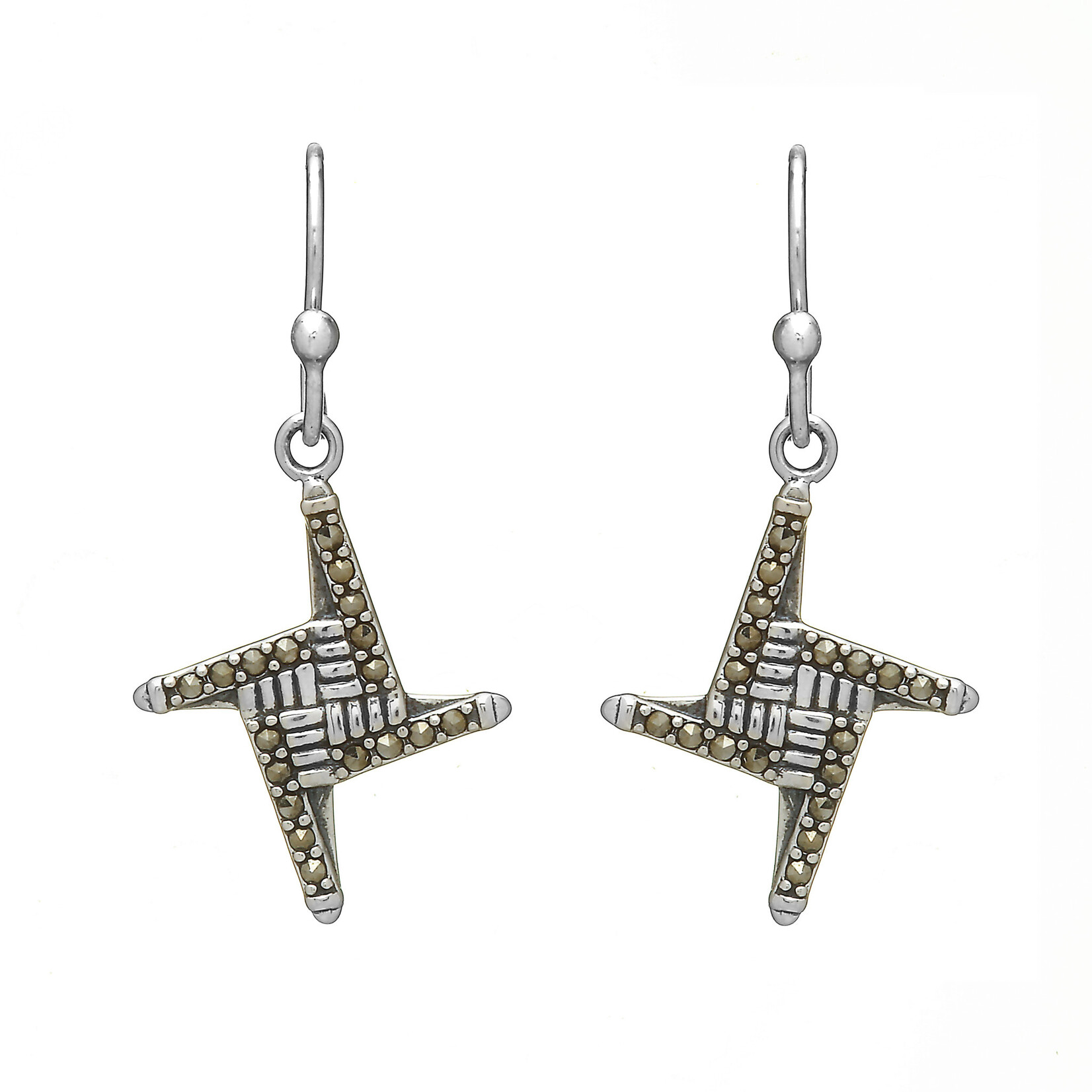 Earrings: SS Marcasite St Brigid's