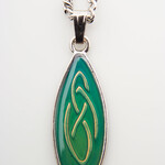 Necklace: Mood Celtic Tear Drop