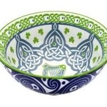 Clara Bowl: Irish Harp