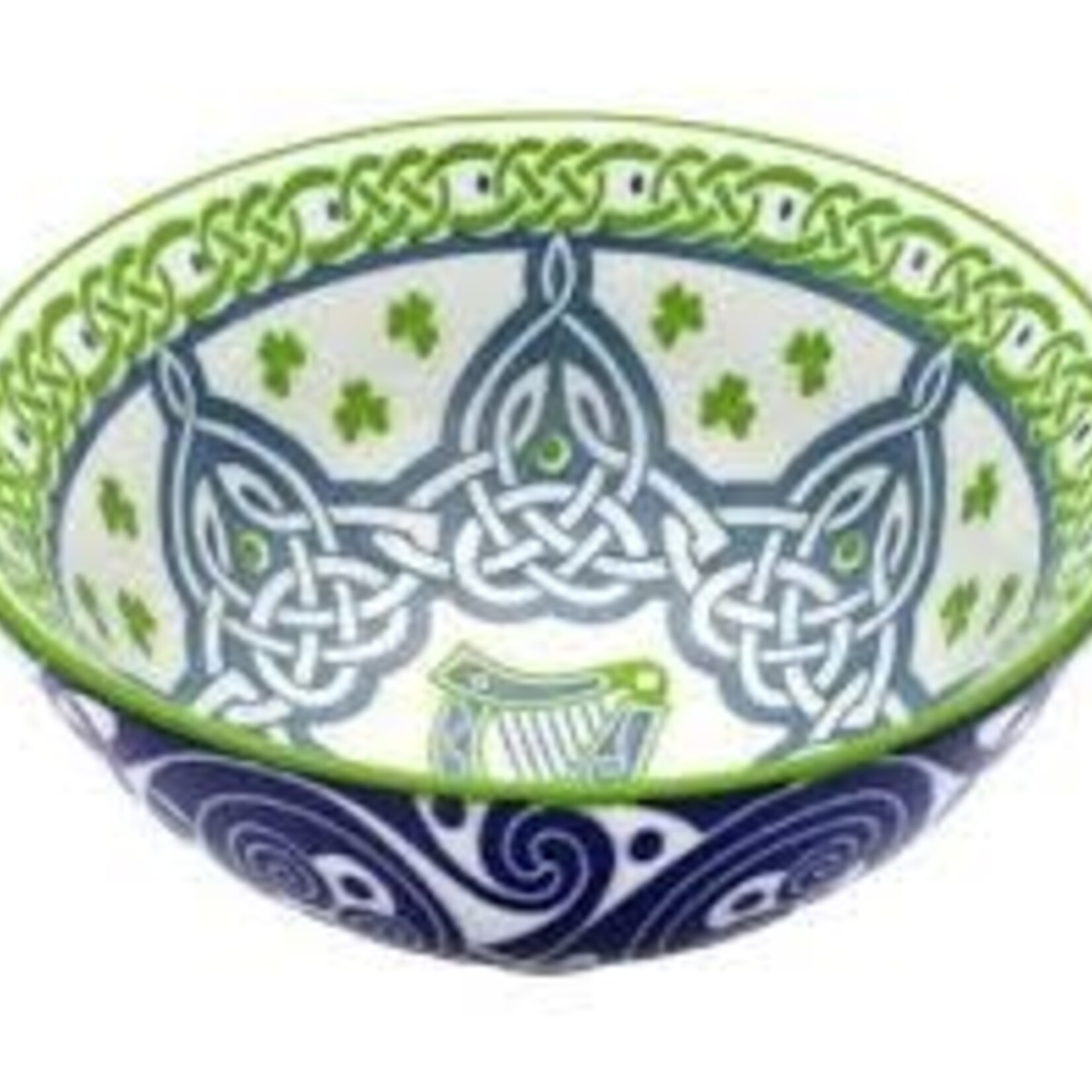 Clara Bowl: Irish Harp
