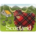 Magnet: Highland Cow Scene