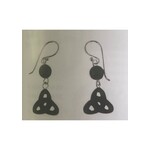 Earring: Connemara Marble, Trinity, SS