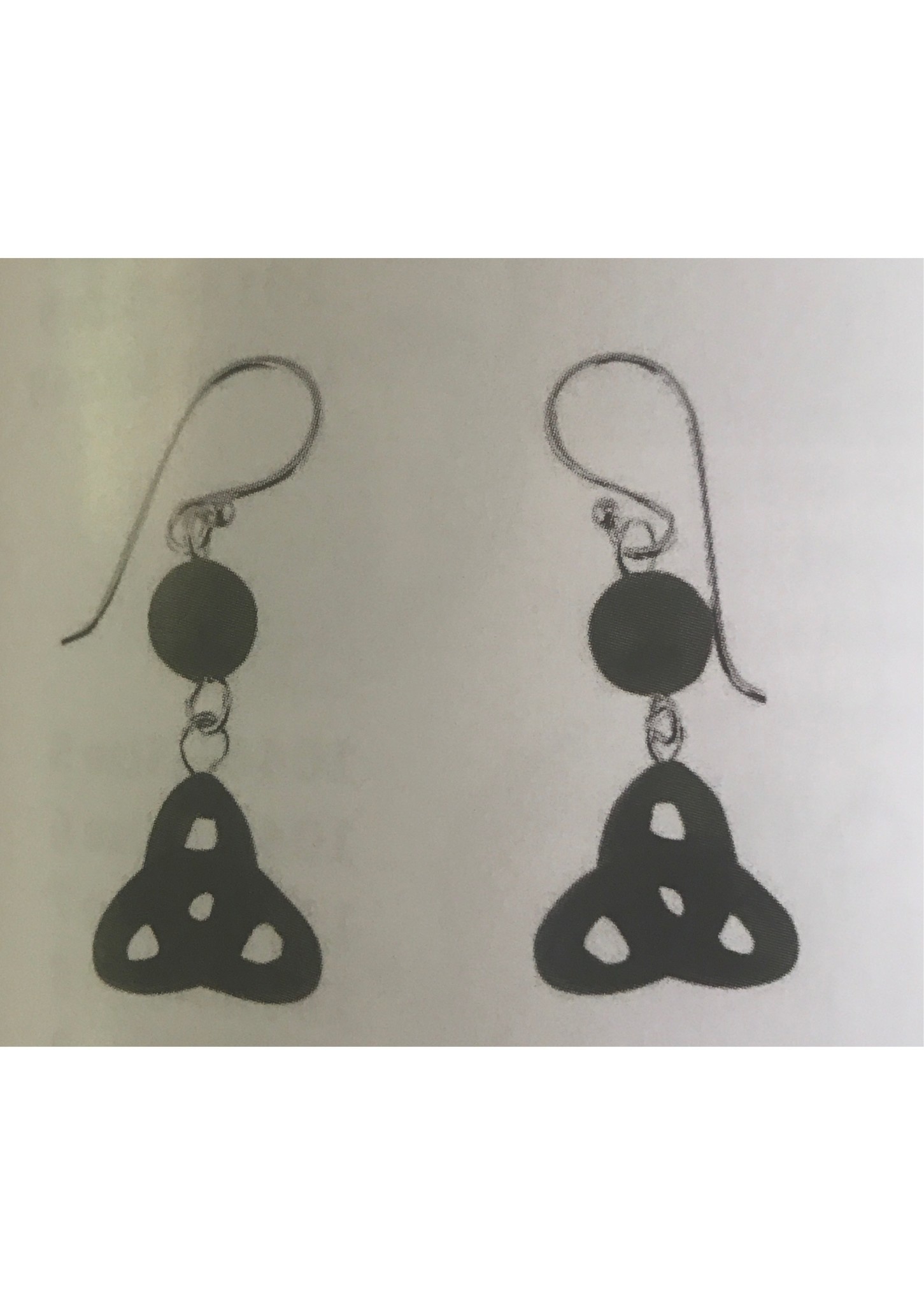 Connemara Marble Earring: Connemara Marble, Trinity, SS