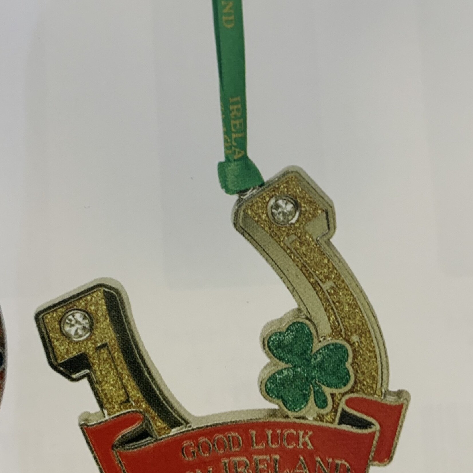 Ornament: Metal Good Luck Horseshoe