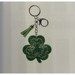 KeyRing: Rhinestone Shamrock