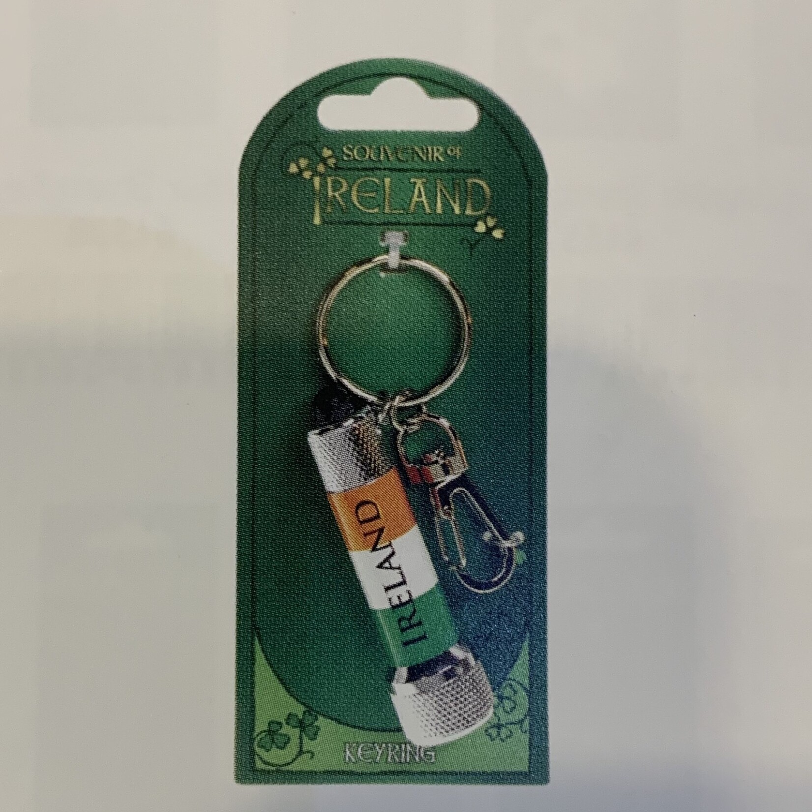 Keyring: Ireland Flag Torch