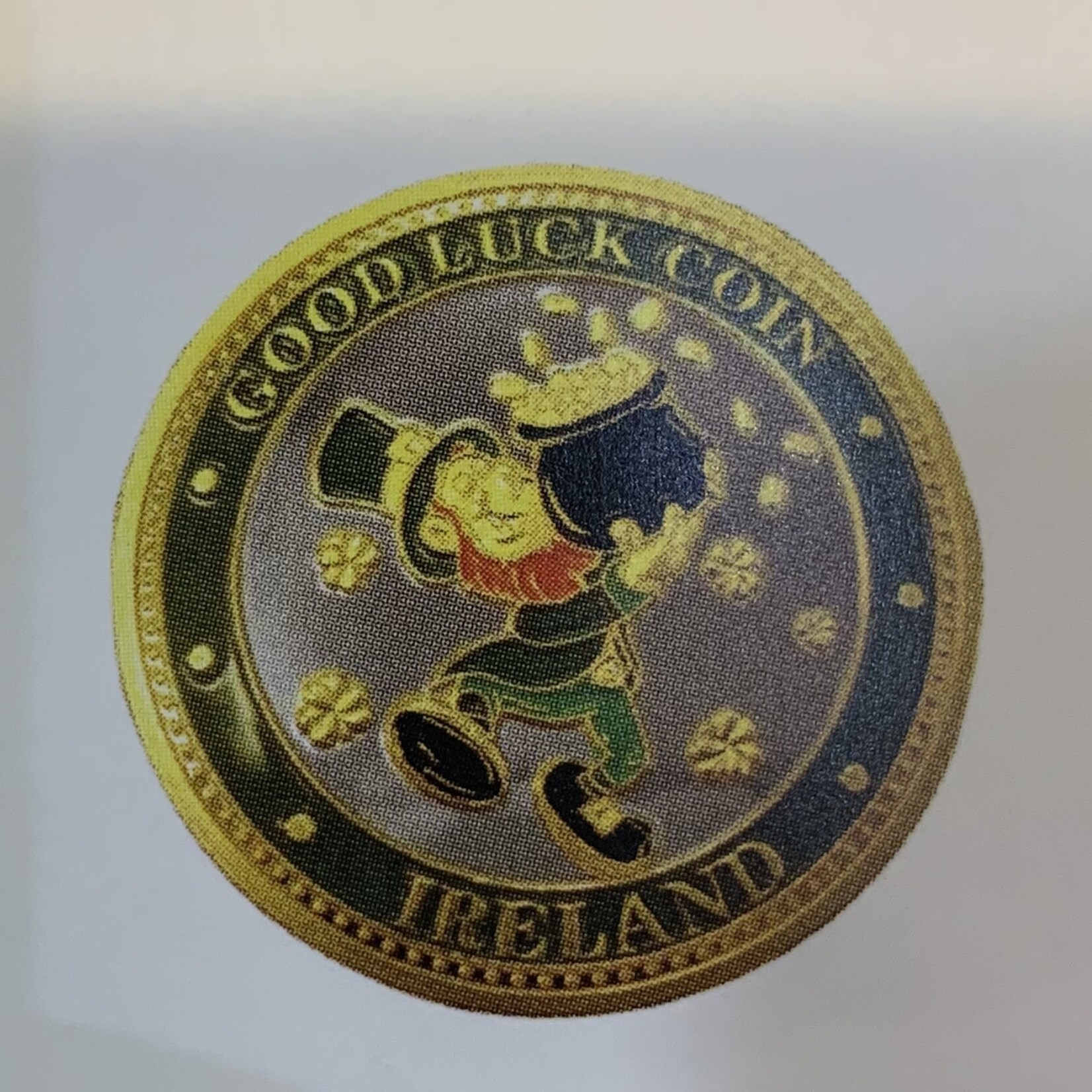 Charm: Collectors Coin Leprechaun Color
