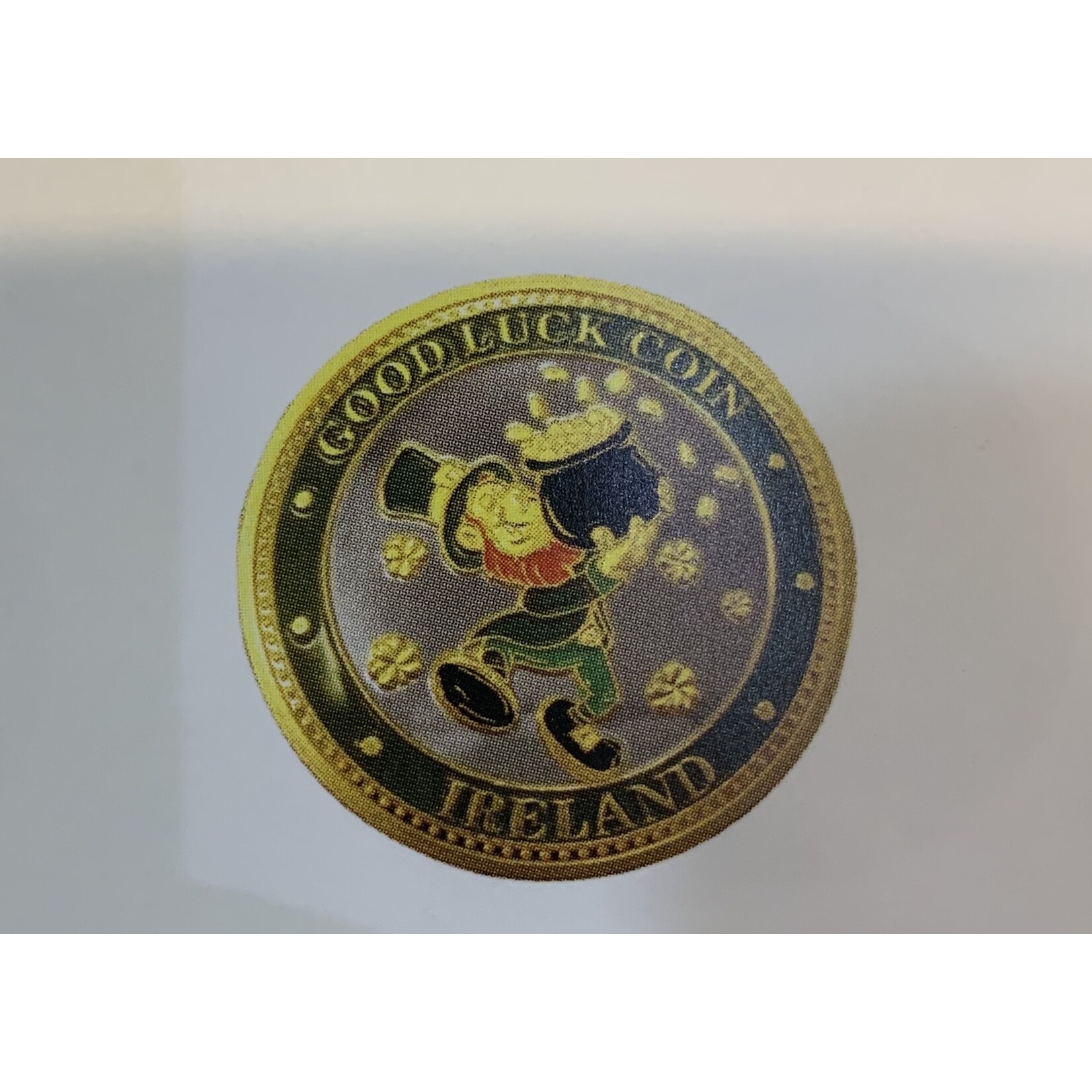 Charm: Collectors Coin Leprechaun Color