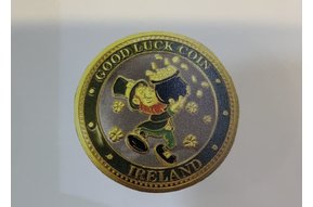 Charm: Collectors Coin Leprechaun Color