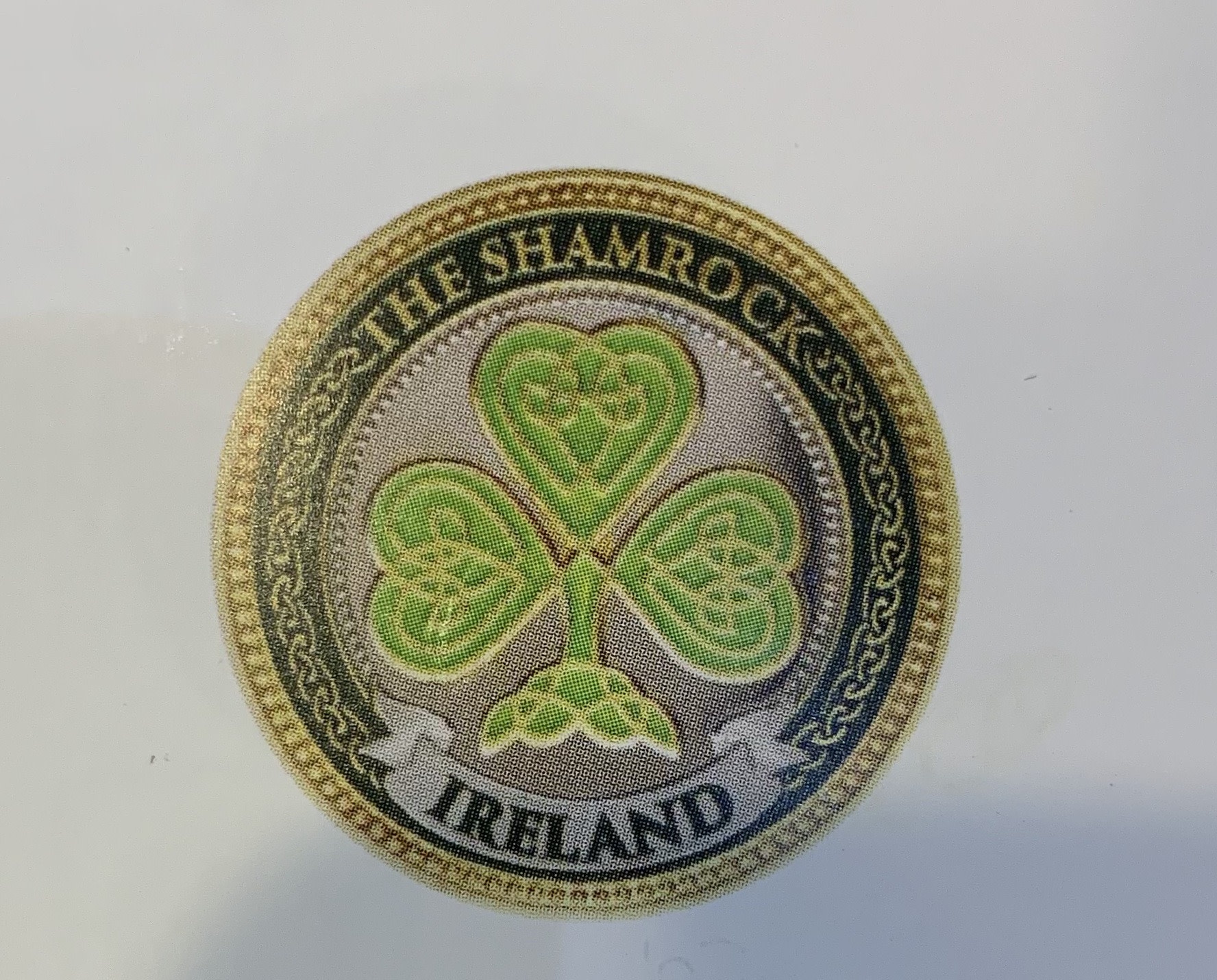 Charm: Collectors Coin Shamrock