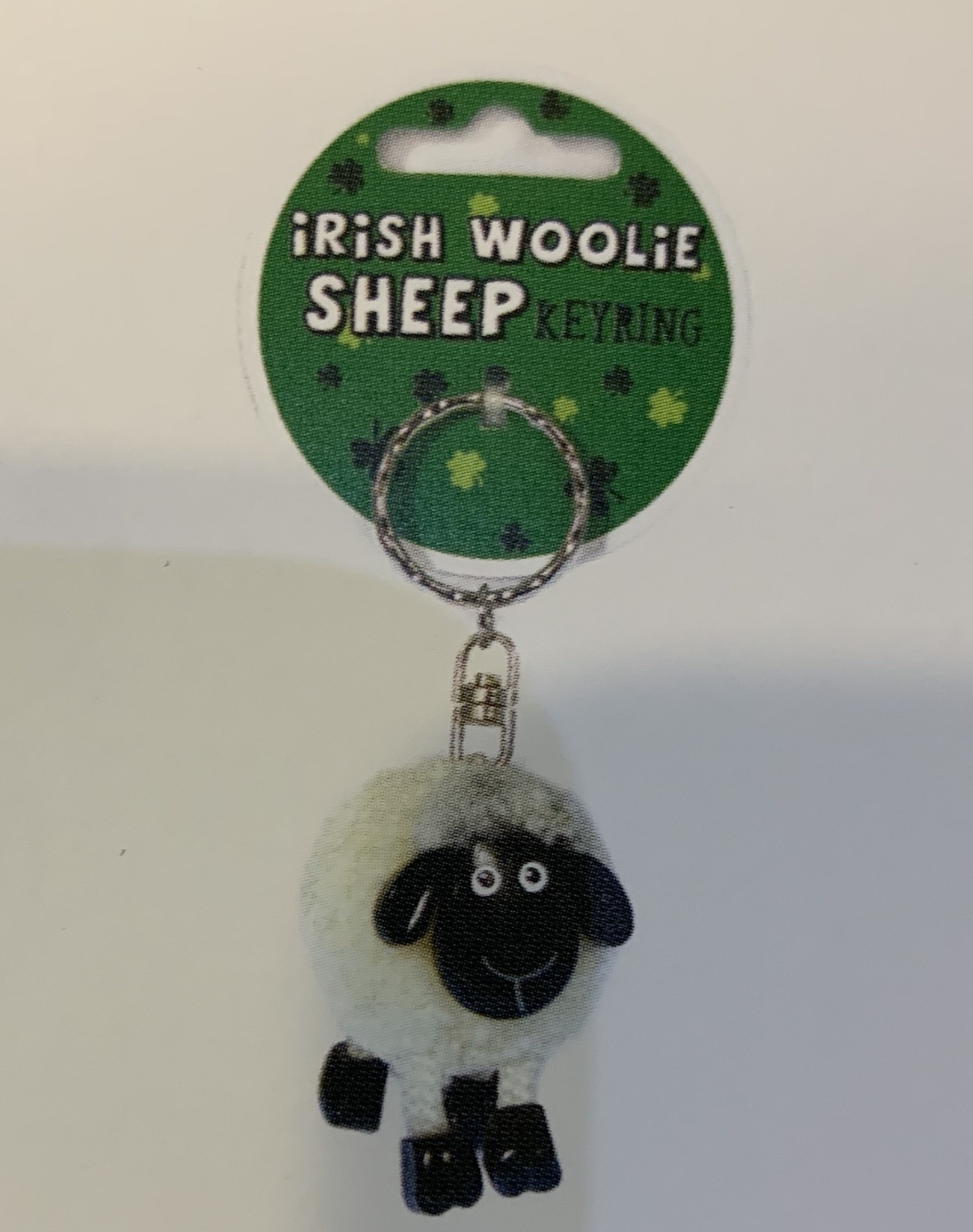 Keyring: Pom Pom Sheep White