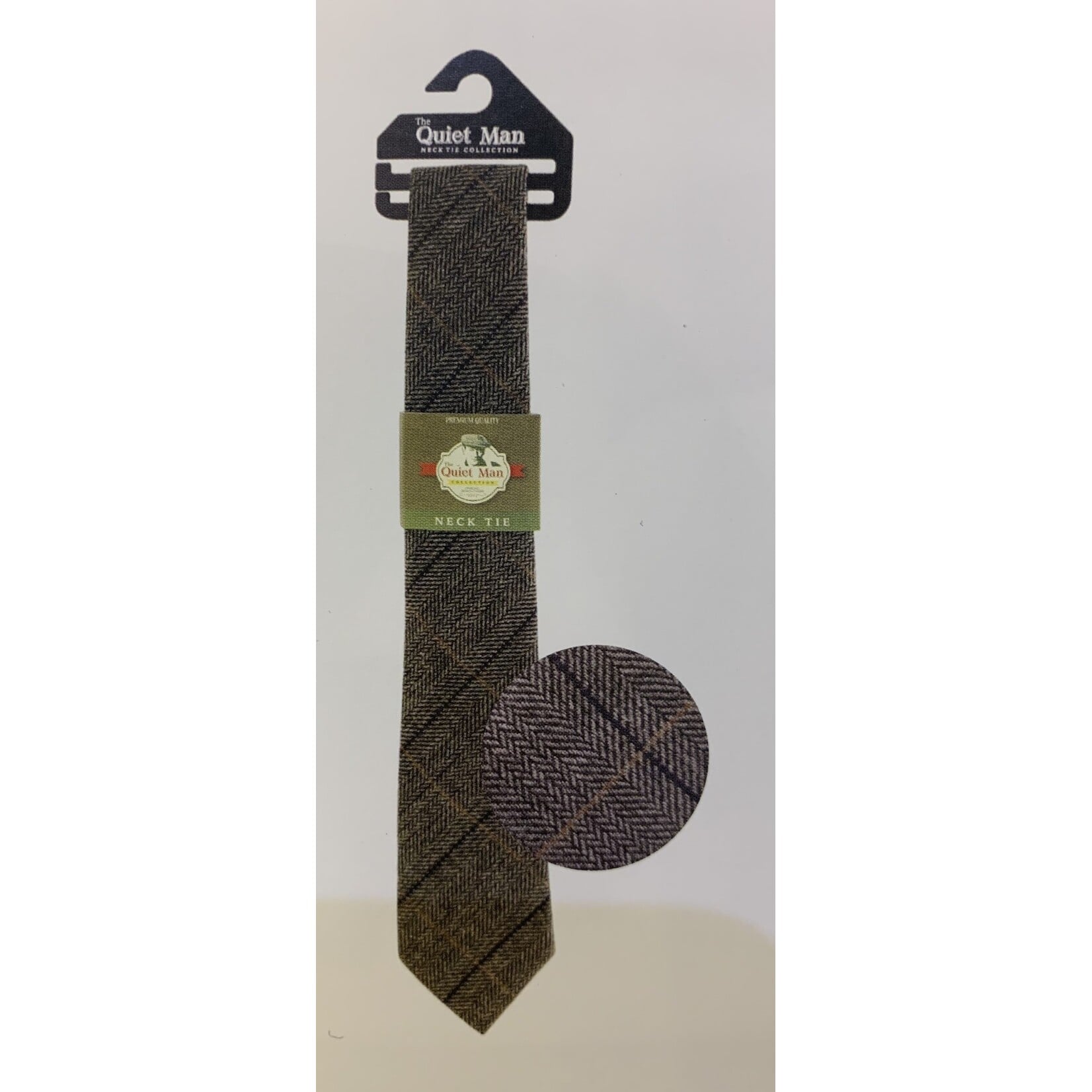 Tie: Quiet Man Tartan & Herringbone