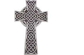 Visor Clip: Celtic Knot Cross