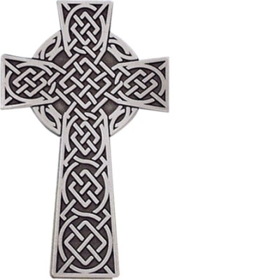 Visor Clip: Celtic Knot Cross