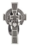 Visor Clip: Claddagh Cross