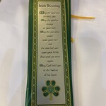 Bookmark: Shamrock Irish Blessing