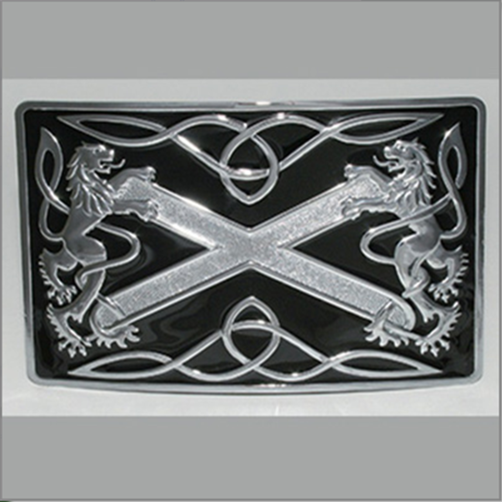 Buckle: Highland Saltire, Black