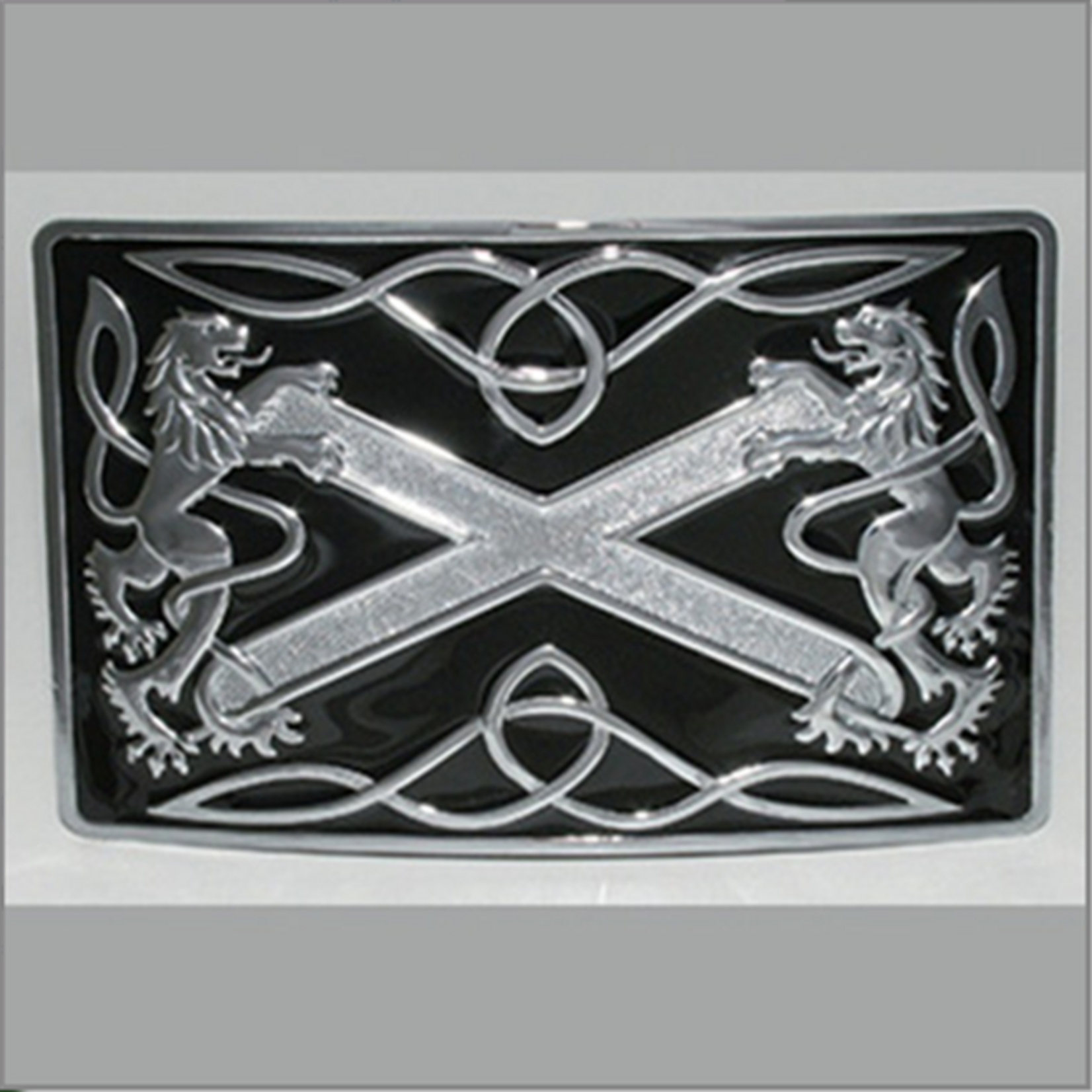 Buckle: Highland Saltire, Black