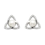 Shanore Earrings: Trinity Pearl