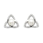 Earrings: Trinity Pearl