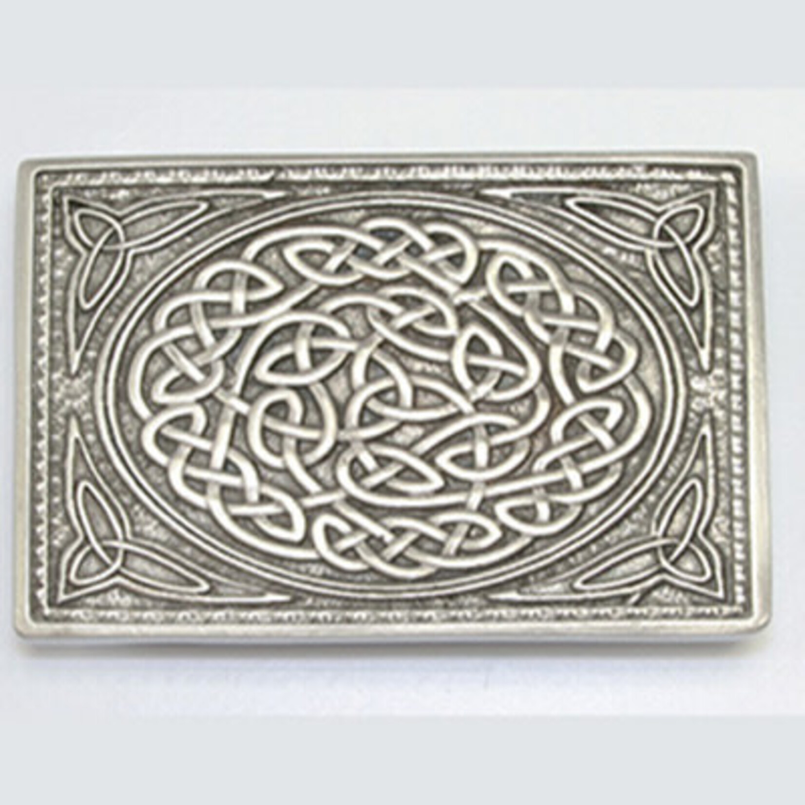 Glen Esk Buckle: Knot, Matte Pewter