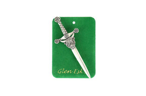 Kilt Pin: Coo Sword, Polished