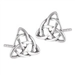 Welman Earrings: SS Trin Cir