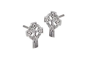 Earrings: SS Tiny Celt Crs