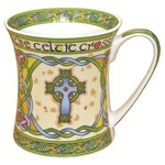 Clara Mug: Irish Weave Celtic Cross