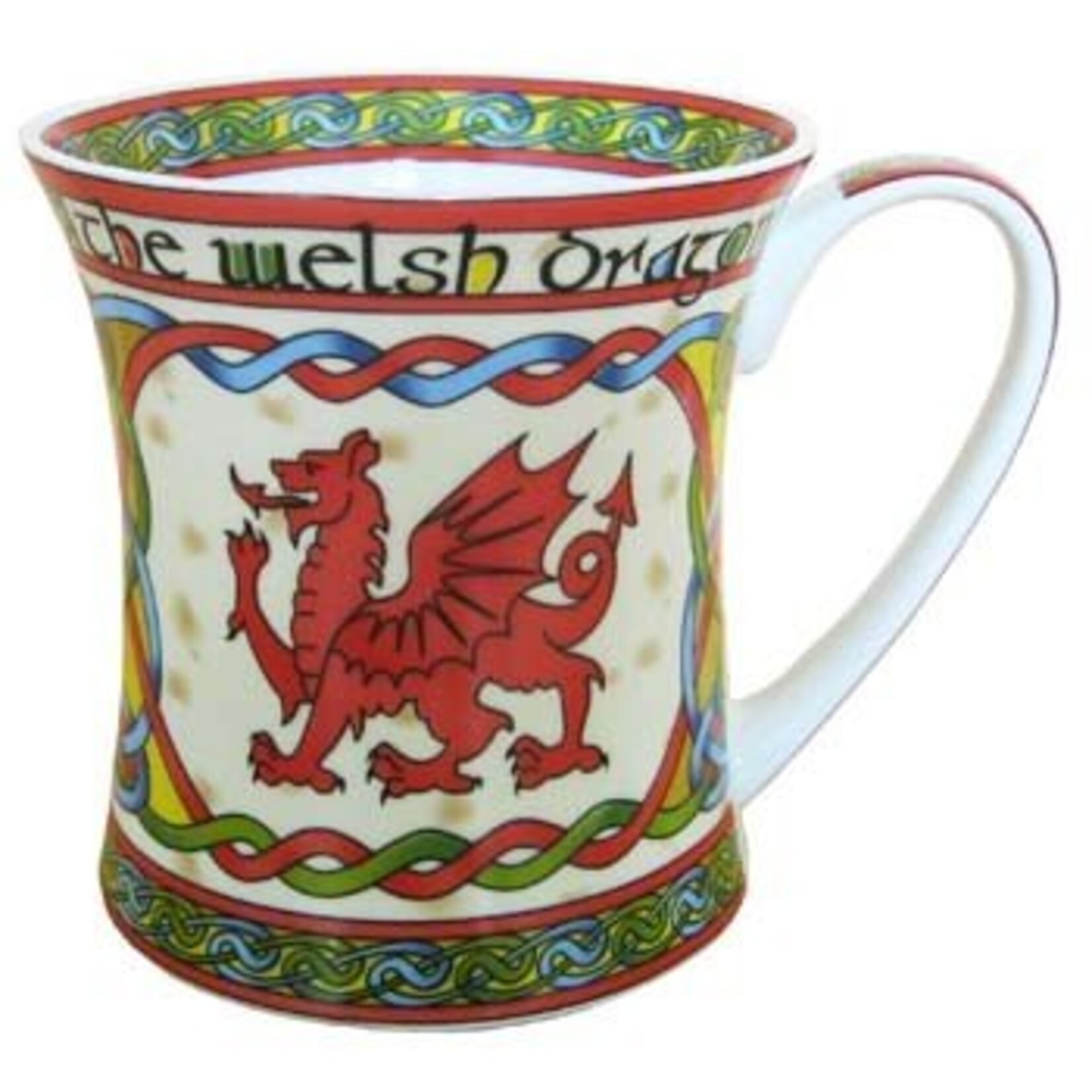 Clara Mug: Welsh Weave Dragon