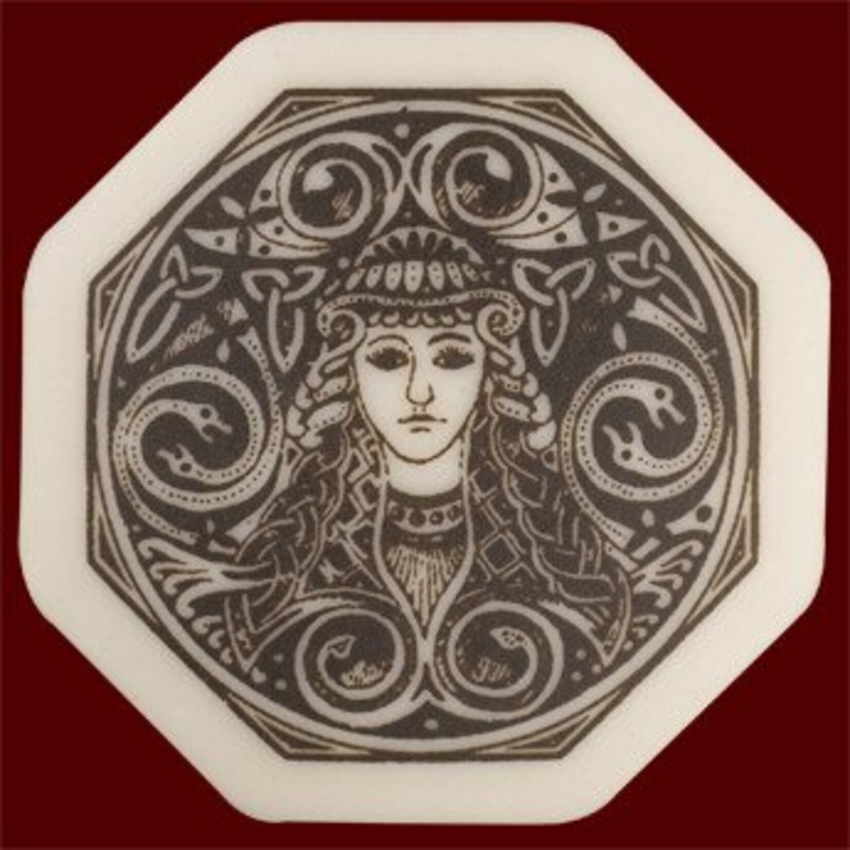 Necklace: Ceramic Brigantia (octagon)