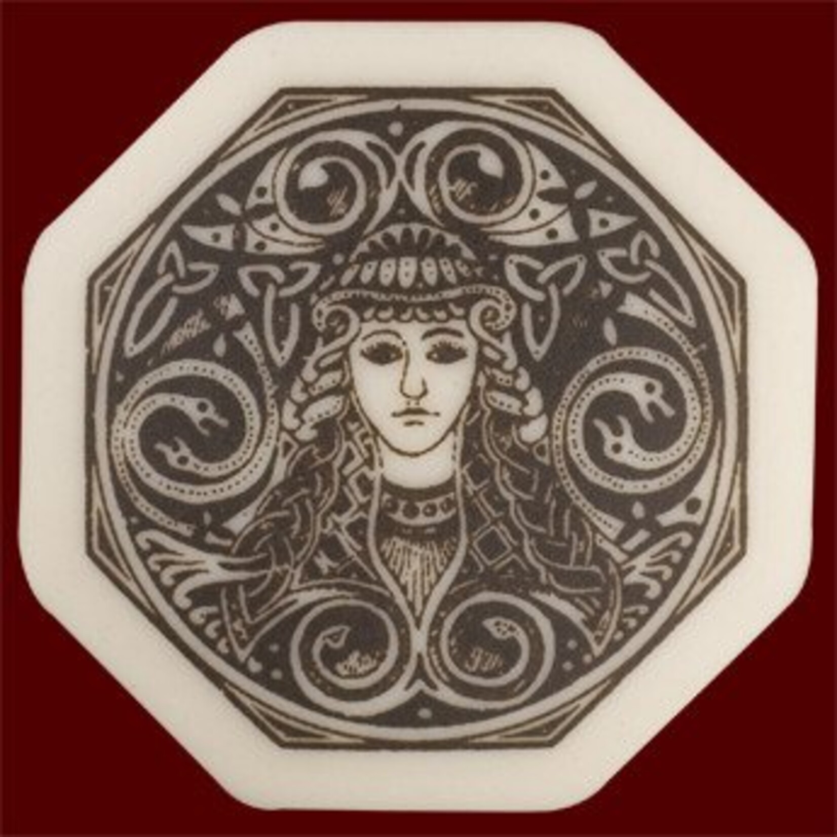 Necklace: Ceramic Brigantia (octagon)