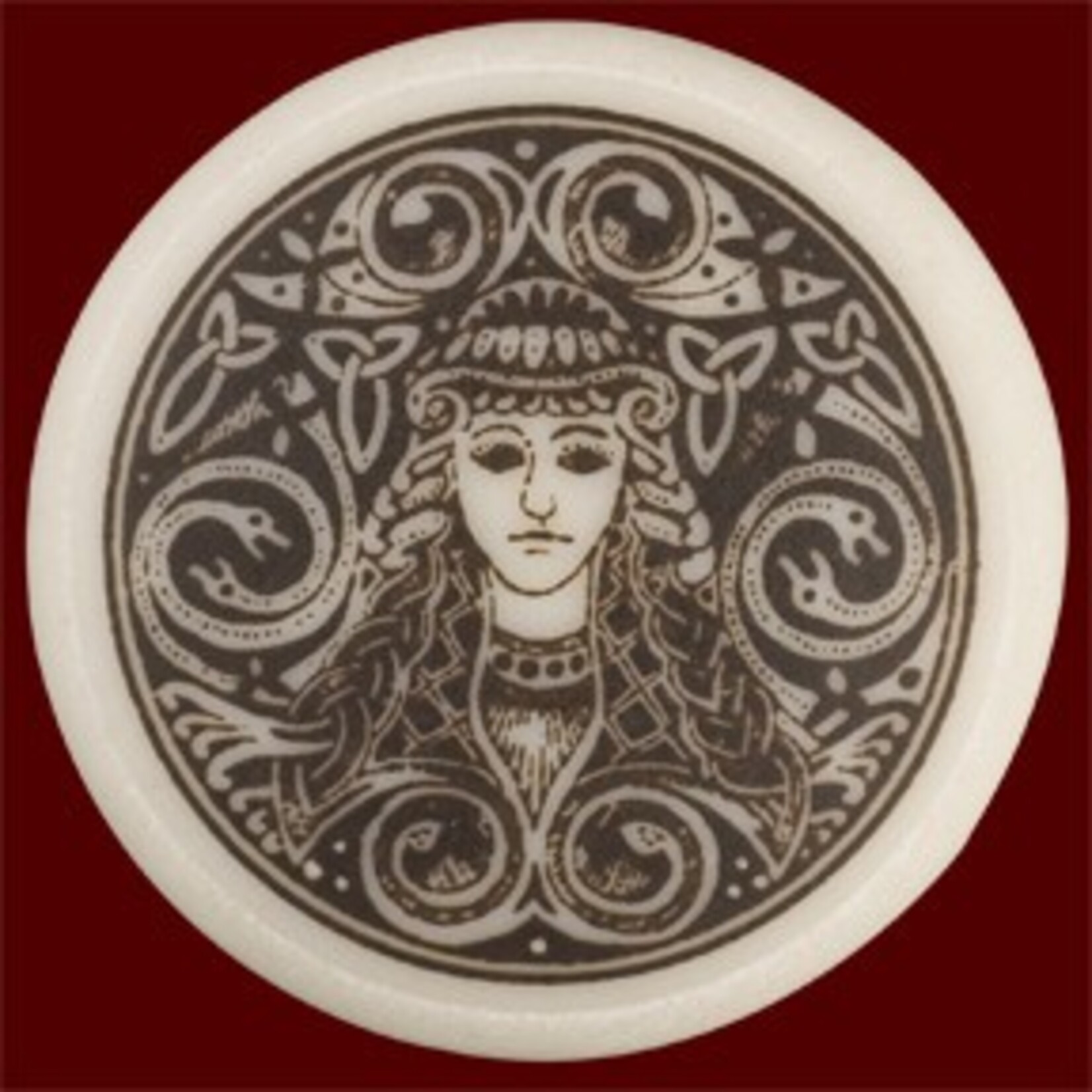 Necklace: Ceramic Brigantia (circle)