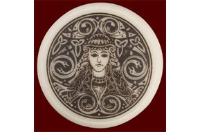 Necklace: Ceramic Brigantia (circle)