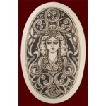 Necklace: Ceramic Brigantia (oval)