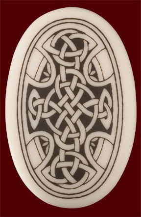 Necklace: Ceramic Cross